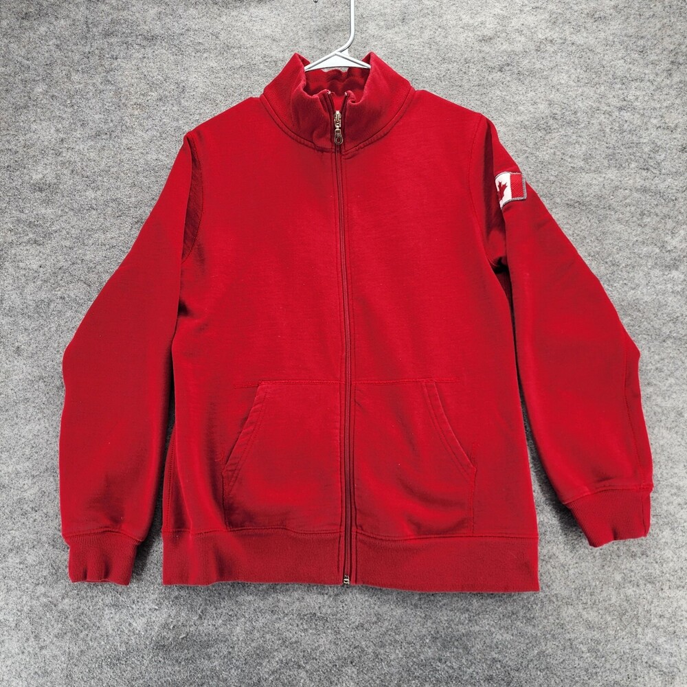 Rocky Mountain Flannel Company Jacket Mens Medium Full Zip Red